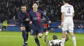 PSG berhasil meraih Trophee des Champions alias Piala Super Prancis 2023 usai membungkam Toulouse dengan skor 2-0 dalam laga yang digelar di Parc des Princes, Paris, Kamis (4/1/2024).  (Foto AP/Michel Euler)