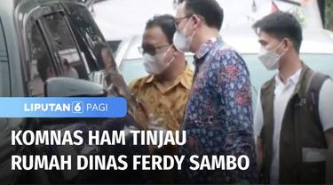 Rombongan Komnas HAM pada Senin (15/08) sore tiba di Rumah Dinas Ferdy Sambo untuk meninjau langsung tempat kejadian perkara dan mengusut adanya indikasi penghambatan penegakan hukum.