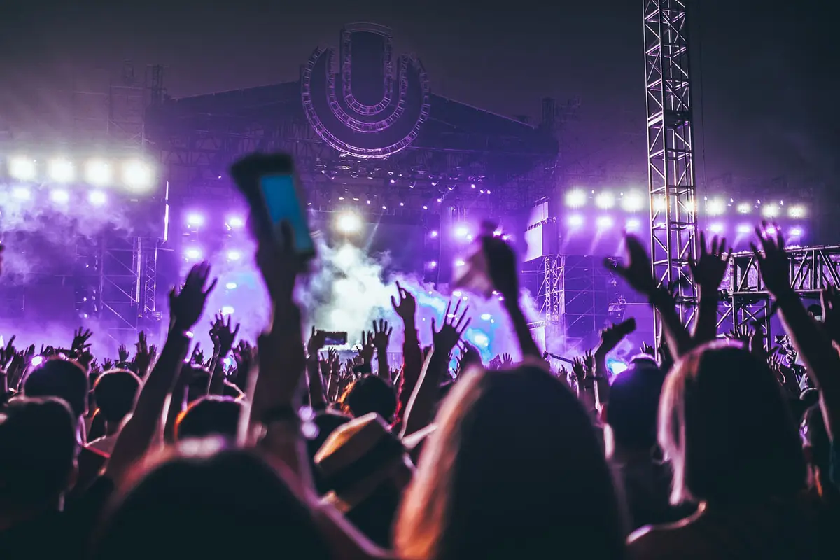 Ilustrasi konser, musik