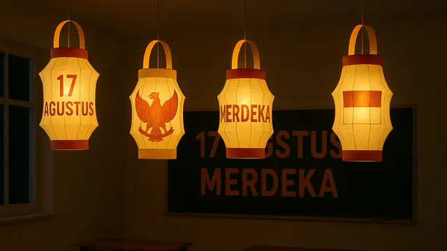 Dekorasi Kelas 17 Agustus yang Unik dan Mudah
