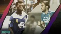 Abanda Herman dan Vladimir Vujovic. (Bola.com/Dody Iryawan)