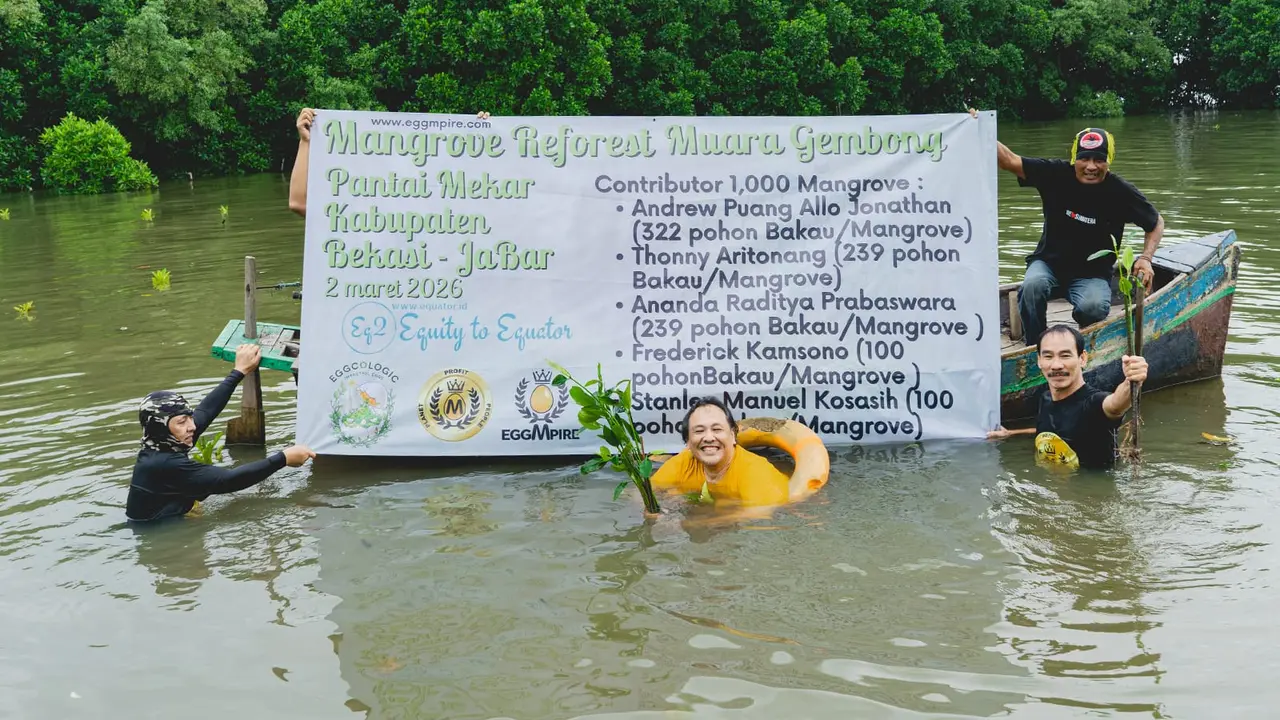 Penanaman 3.000 pohon di empat wilayah di Jawa Barat.