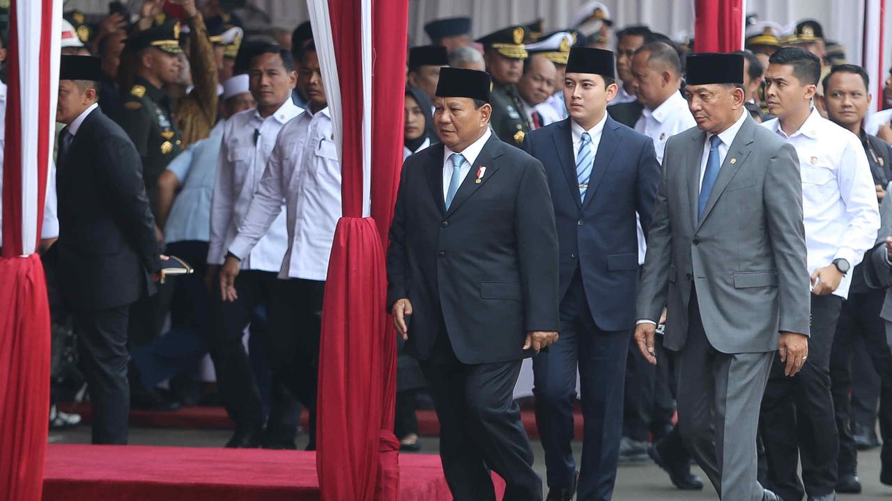 Prabowo hadiri sertijab Menhan