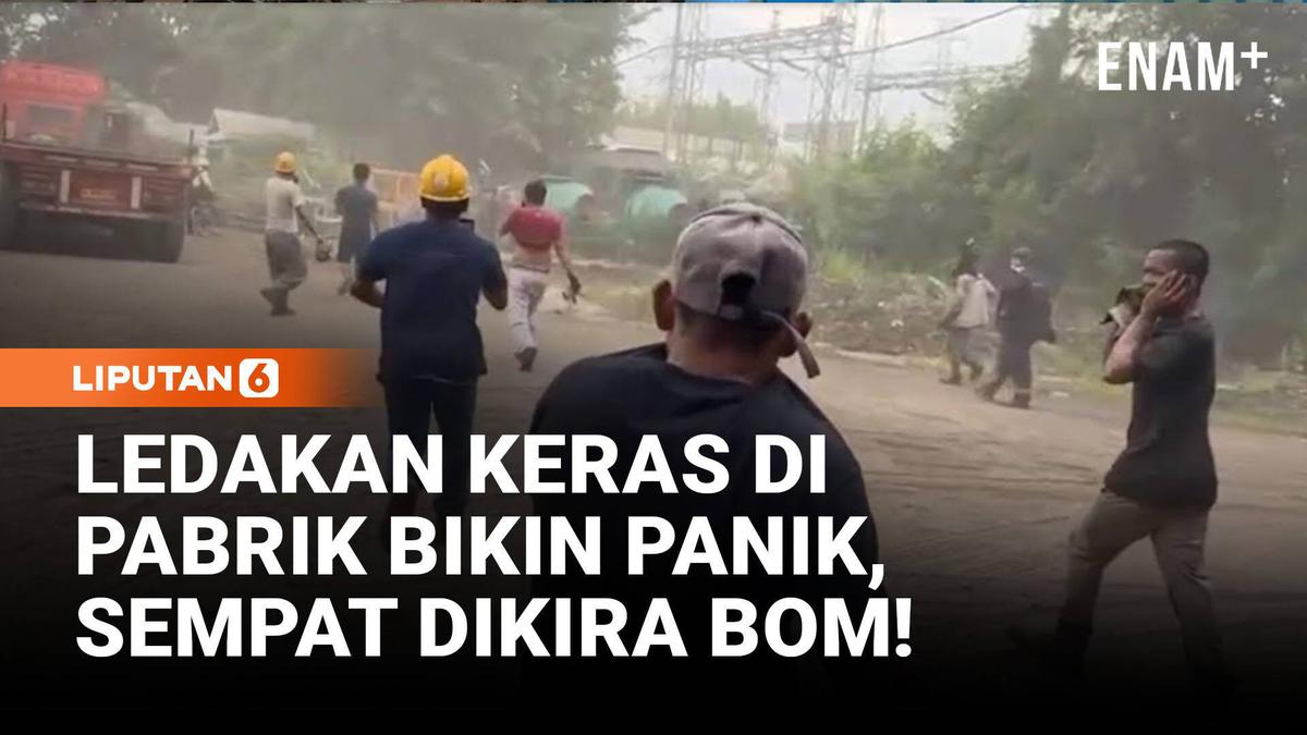 Ledakan Keras di Pabrik Bikin Panik, Sempat Dikira Bom!