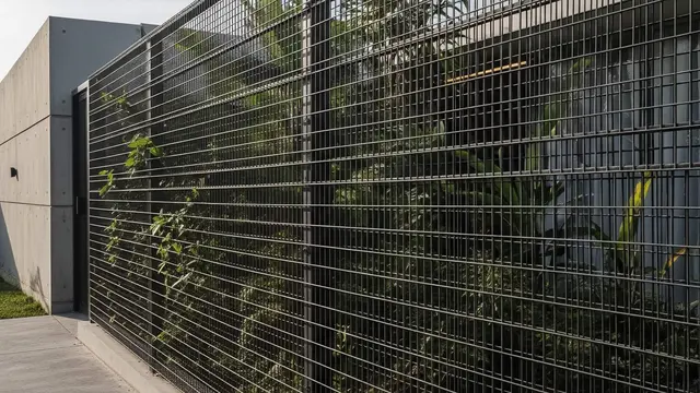 Desain Pagar dari Besi tapi Sulit Dilihat dari Luar