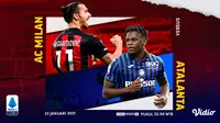 Link Live Streaming Big Match Liga Italia Malam Ini di Vidio: AC Milan Vs Atalanta