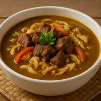 ilustrasi tongseng kambing dari daging kurban/image generated by AI