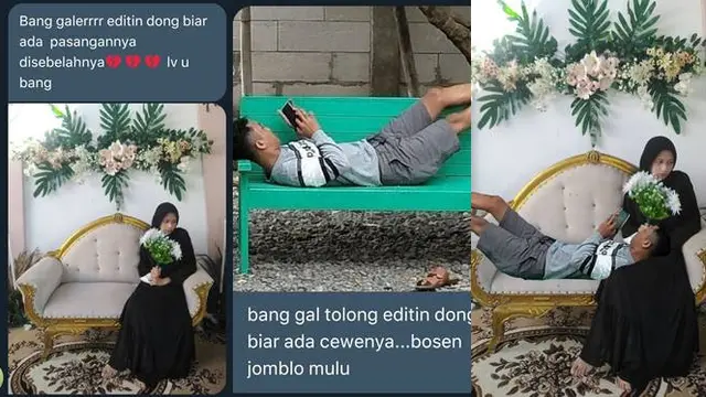 6 Editan Foto Netizen Jomblo Ingin Punya Pacar Ini Kocak Banget