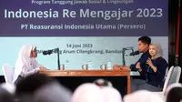 Direktur Manajemen Risiko, Kepatuhan, SDM dan Corporate Secretary Indonesia Re, Robbi Y Walid. (Dok Indonesia Re)