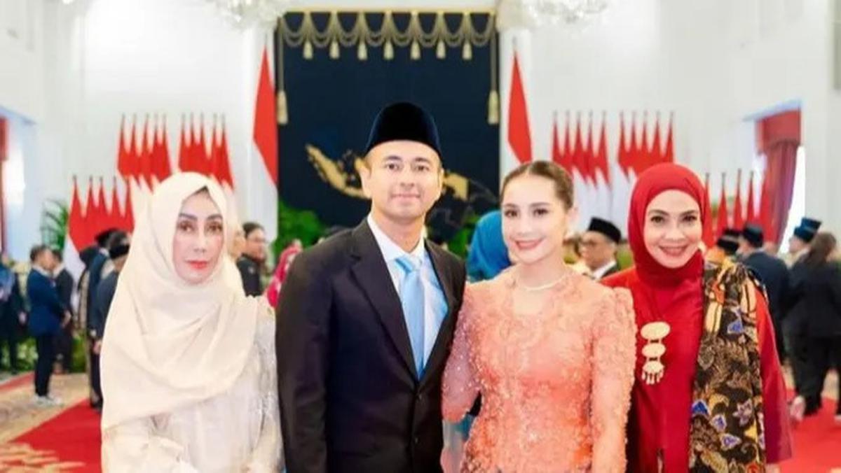 Tampilan Keluarga Raffi Ahmad saat Pelantikan