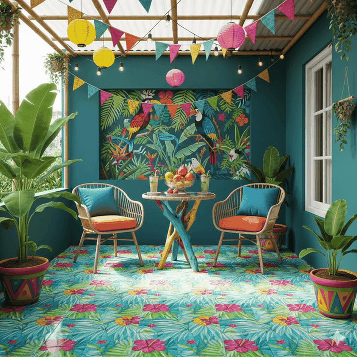10 Desain Teras Kecil Tapi Estetik Mirip Cafe Mini di Rumah, Estetik Instagramable