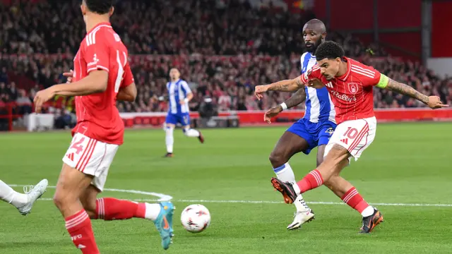 Foto: Gol Semata Wayang Morgan Gibbs-White Depak FC Porto dari Liga Europa 2026
