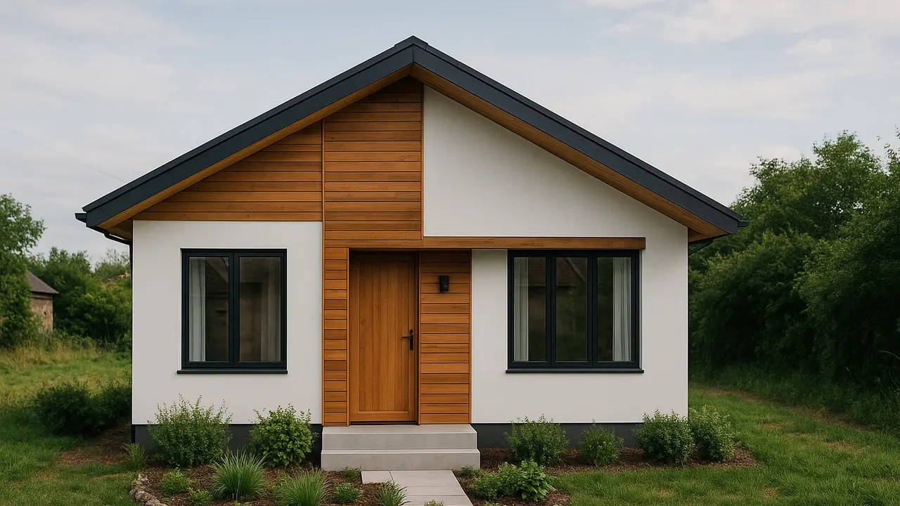 Gambar Rumah Sederhana 6x9 di Desa dengan Halaman Depan