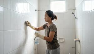 Cara Menghilangkan Kerak Sabun di Kamar Mandi (Foto: Gemini)