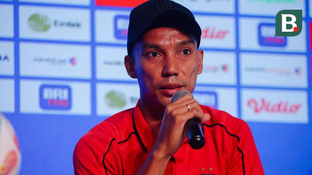 Novri Setiawan Sebelum Laga Perdana Kompetisi Liga 1 2023/2024