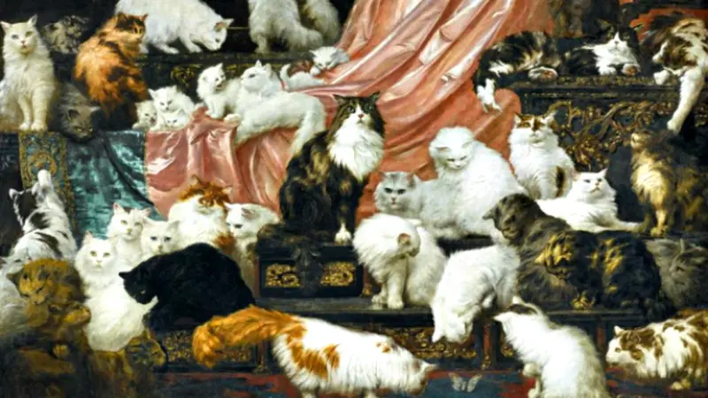 Lukisan Sekelompok Kucing Laku 11 Miliar Rupiah