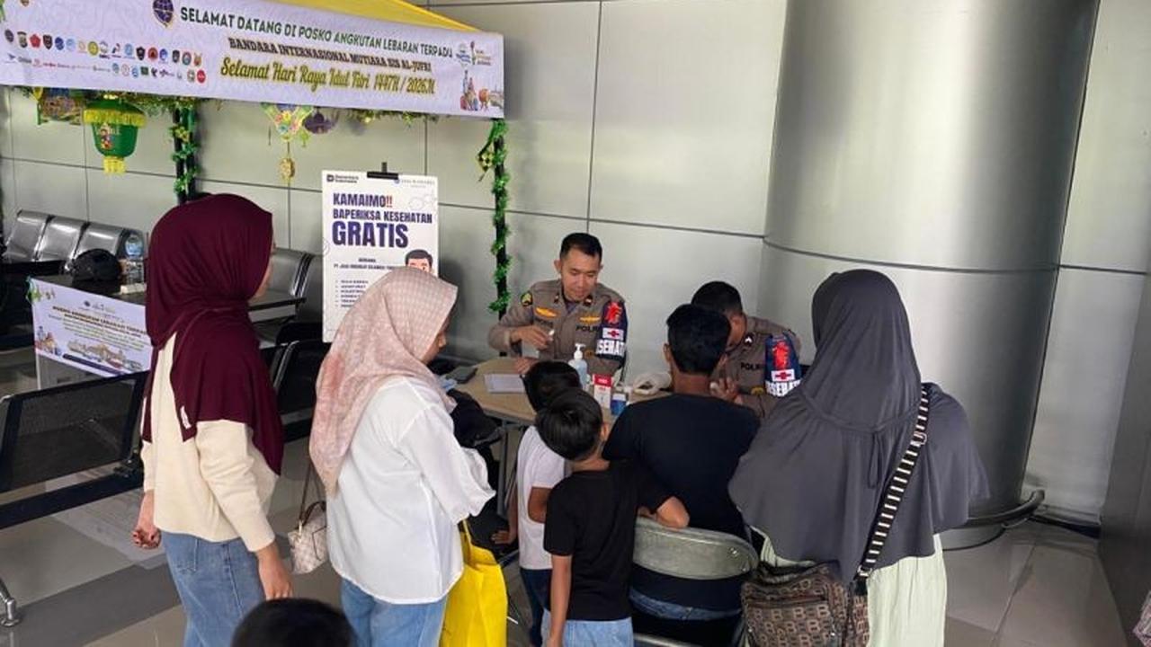 Polda Sulteng Sediakan Pemeriksaan Kesehatan Gratis untuk Pemudik Lebaran 2026