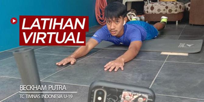 VIDEO: Pemain Persib Bandung, Beckham Putra Jalani Latihan Virtual Timnas Indonesia U-19