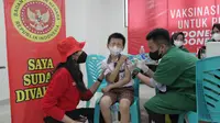 Binda Riau menggeber vaksinasi jelang Ramadan. (Istimewa)