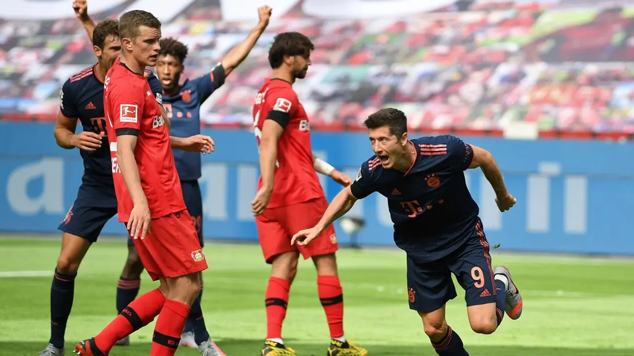 Penyerang Bayern Munchen, Robert Lewandowski.