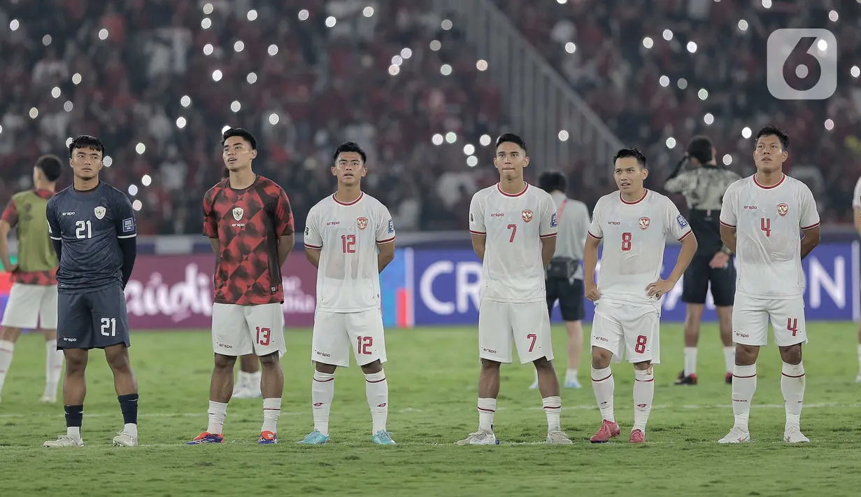 Bertanding di Stadion Utama Gelora Bung Karno, timnas Indonesia berhasil menahan imbang Australia 0-0. (Liputan6.com/Angga Yuniar)