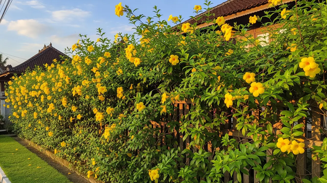 Alamanda Rambat untuk Pagar