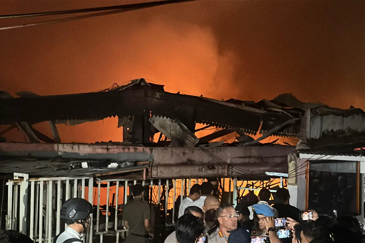 Kebakaran Pasar Taman Puring