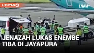 Tangisan Keluarga Pecah saat Peti Jenazah Lukas Enembe Tiba di Jayapura