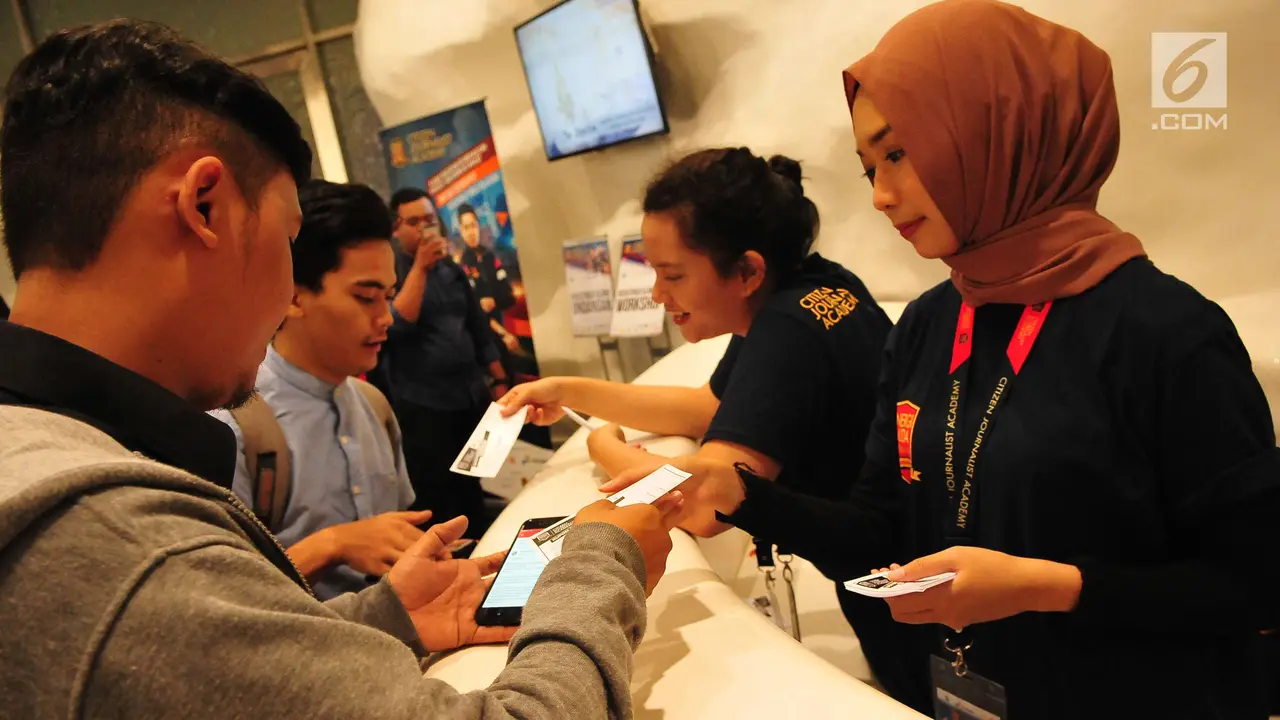 Antusias Peserta di Hari Pertama Pendaftaran Citizen Journalist Academy