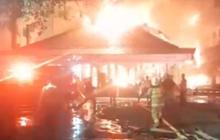 Pos Bloc Pasar Baru Terbakar, Diduga akibat Korsleting Listrik