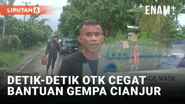 Viral! Mobil Bantuan Gempa Cianjur Dicegat Orang Tak Dikenal