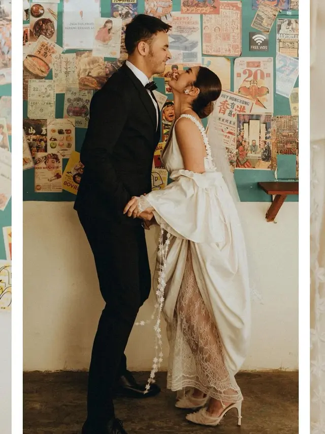 6 Potret Prewedding Debi Sagita dan Marco Ivanos, Romantis Bergaya Pasangan Pengantin