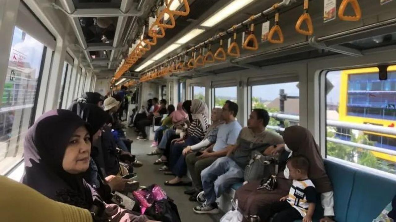 LRT Sumsel Angkut Hampir 50 Ribu Penumpang Selama Libur Isra Miraj