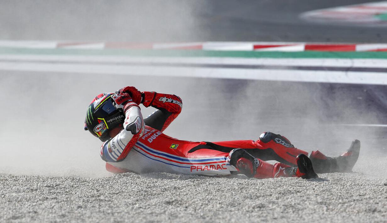 FOTO: Detik-Detik Francesco Bagnaia Terjatuh Saat Memimpin ...