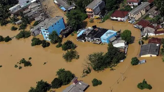 Gambar hoax banjir Pangandaran