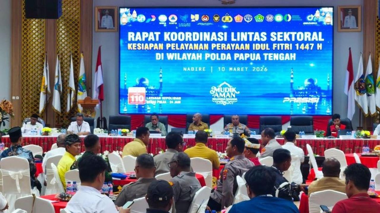 Polda Papua Tengah Siapkan 720 Personel untuk Pengamanan Lebaran 2026