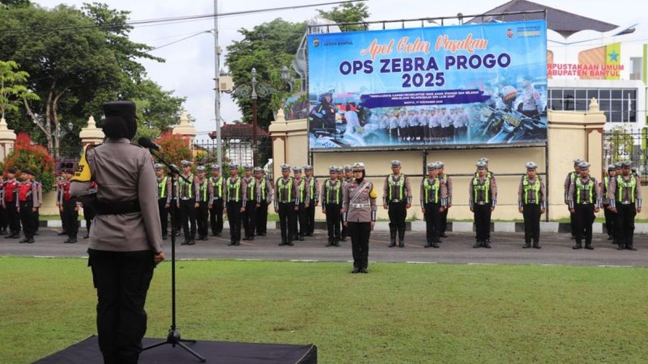 Polres Bantul Kedepankan Pencegahan dalam Operasi Zebra Progo 2025: Siap Jelang Nataru