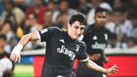 Pemain sayap Juventus, Andrea Cambiaso saat beraksi melawan Udinese di Stadion Friulli, Senin (21/8/2023) dini hari WIB. (Instagram Andrea Cambiaso)