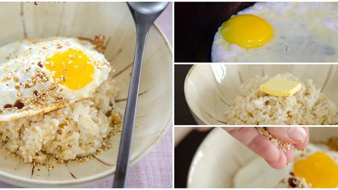 Resep Menu Sarapan Kilat Nasi Telur Ceplok Ala Korea Lifestyle Fimela Com