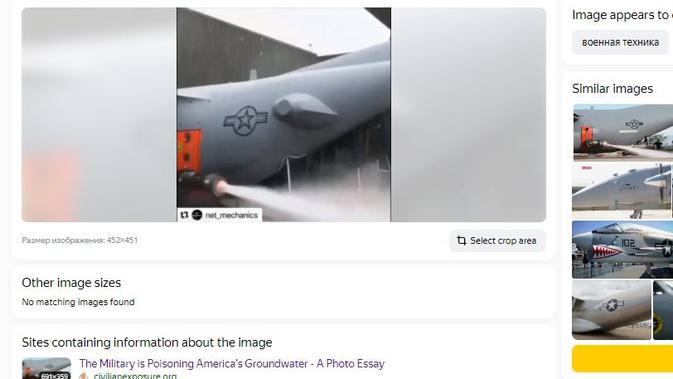 Cek Fakta Liputan6.com menelsuri klaim video pesawat sebar chemtrails penyebab ISPA