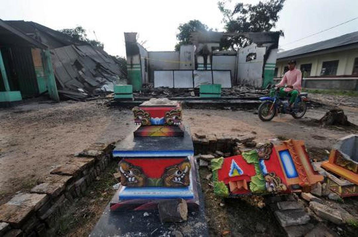 Pasca bentrok antarwarga di Lampung Selatan (2)