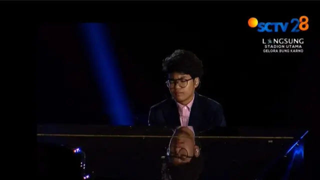 Joey Alexander di acara pembukaan Asian Games 2018 (SCTV)