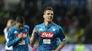 5. Arkadiusz Milik (Napoli) - 14 gol dan 1 assist (AFP/Isabella Bonotto)
