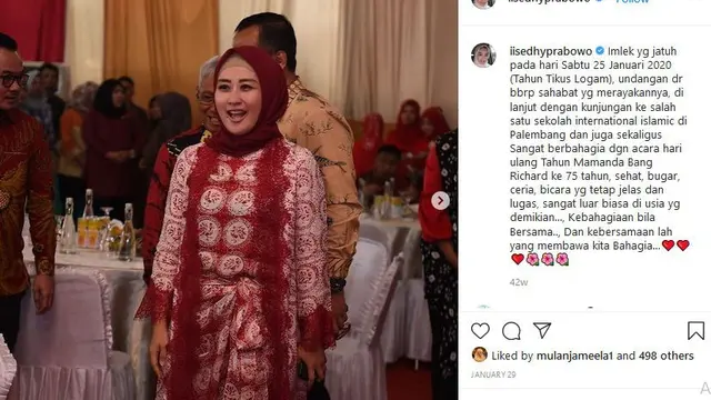 Iis Rosita Dewi Istri Menteri Edhy Prabowo