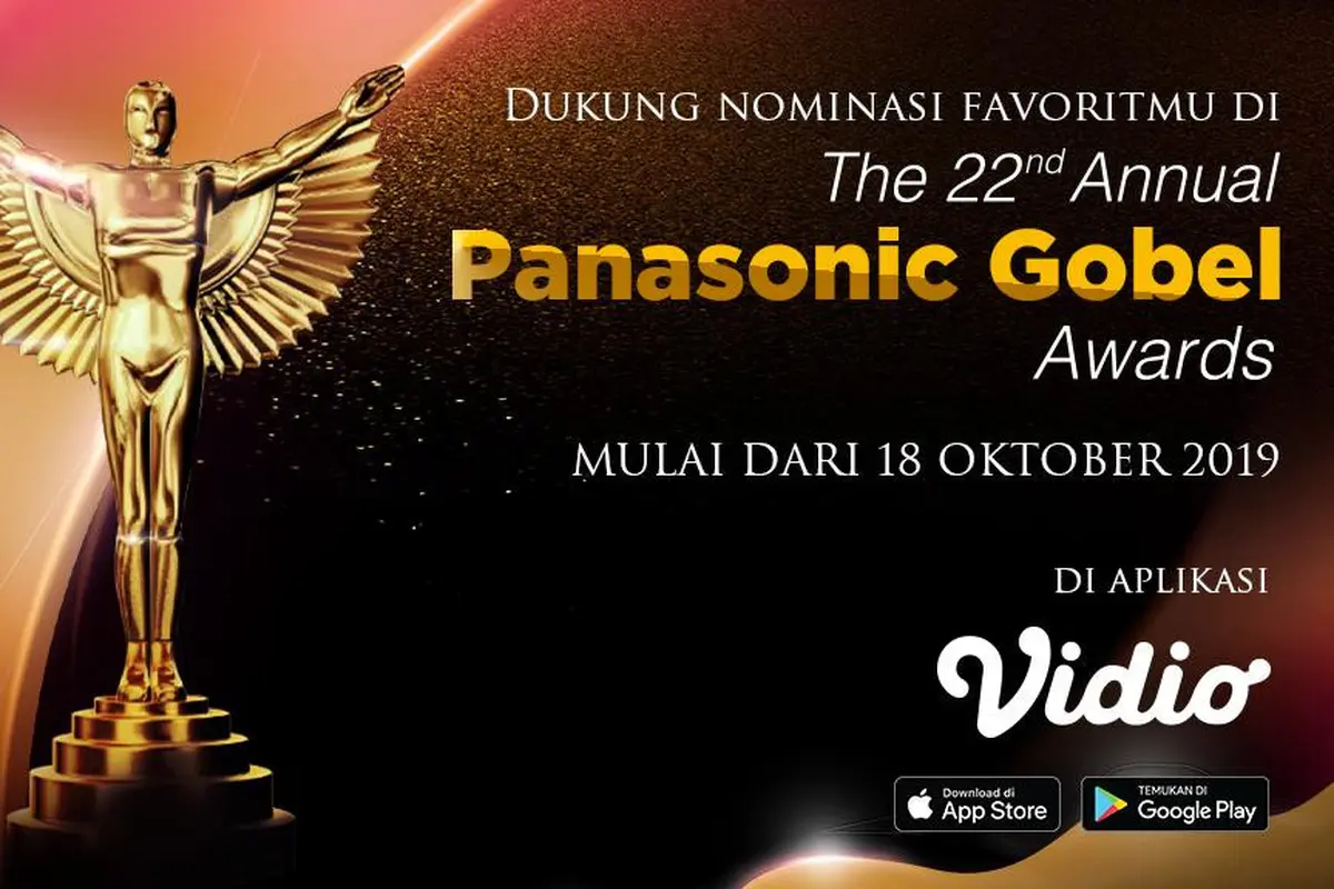 Yuk, Lihat Cara Voting Nominasi Panasonic Gobel Awards 2019 Favoritmu di Vidio. Sumberfoto: Vidio