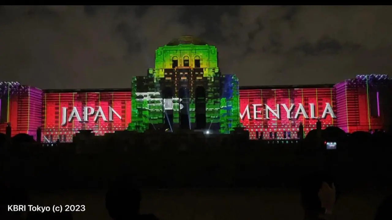 Karya seniman video visual Indonesia memukai pengunjung Winners Exhibition Tokyo Light 2023.