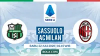 Serie A: Sassuolo vs AC Milan (Bola.com/Dody Iryawan)