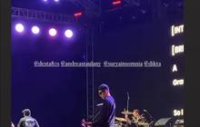 Penampilan Memukau Raffi Ahmad  Bareng 'Andre Taulany and Friends' di Panggung Pestapora, jadi Keyboardis hingga Drummer