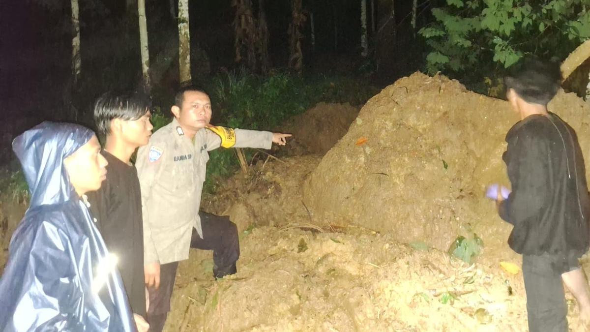Ibu dan Anak di Batangtoru Hilang Tertimbun Longsor Saat Bersihkan Saluran Air