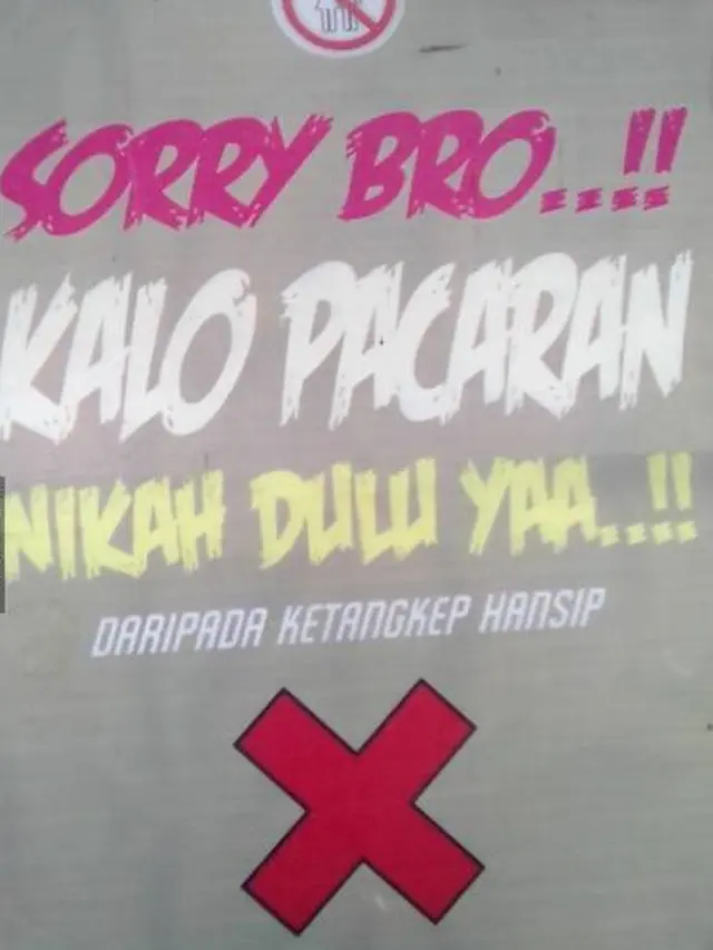 Bikin Garuk Kepala, 6 Pengumuman Peringatan Tak Biasa di Perkampungan